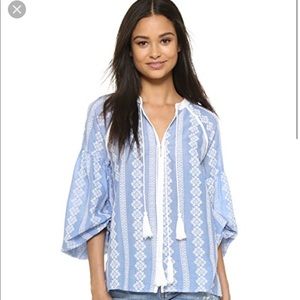 English factory boho blouse